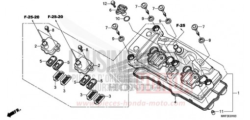 COUVERCLE DE CULASSE CBR1000S1J de 2018